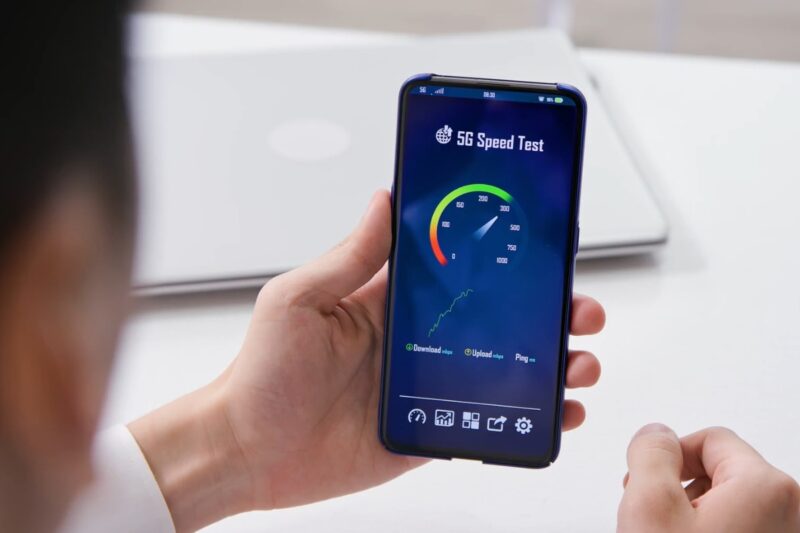 brzina 5g interneta na telefonu