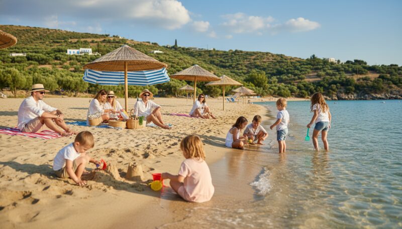 bezbedne plaže za porodice u Grčkoj