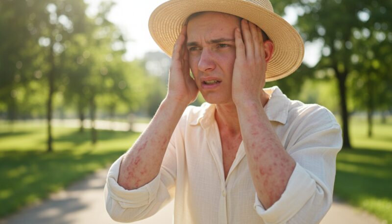 simptomi alergije na sunce